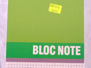 Bloc Note Grand Model master plus