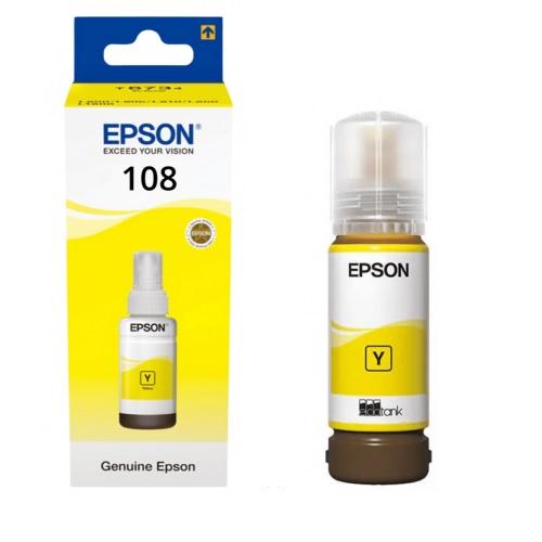 ENCRE EPSON 108 JAUNE