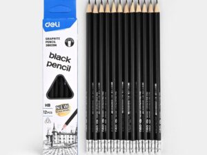 Paquet Crayon Noire de 12 Pieces Paquet Crayon Noire de 12 Pieces