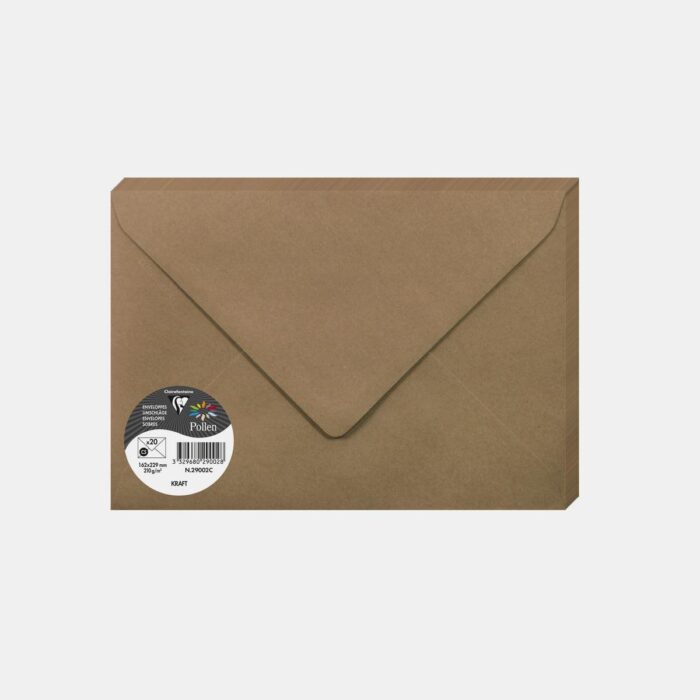 Paquet Enveloppe 16x22 A5 KAKI Paquet Enveloppe 16x22 A5 KAKI
