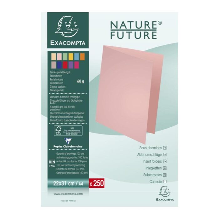Paquet Sous Chemise de 250 pieces Paquet Sous Chemise de 250 pieces