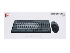 Clavier Souris Sans Fil Giga 360 Model x400 (azerty)